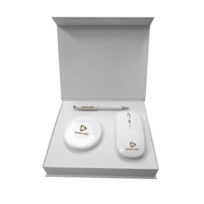 Customized White Gift Set